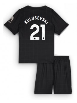 Tottenham Hotspur Dejan Kulusevski #21 Replika Borta Kläder Barn 2025-26 Kortärmad (+ byxor)